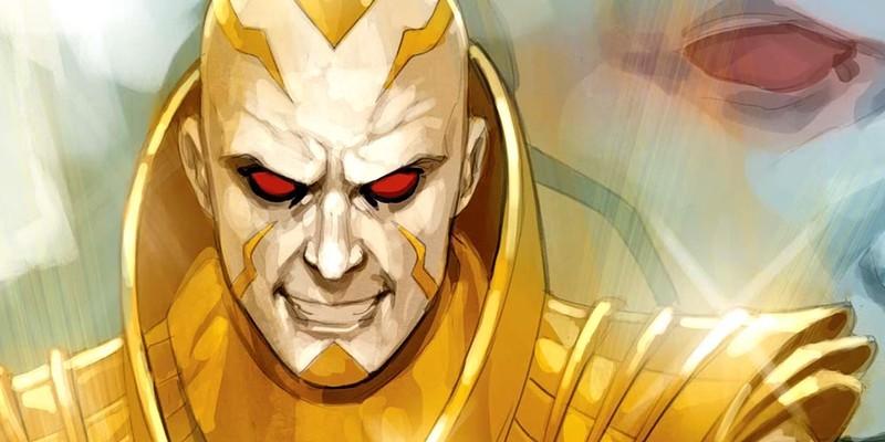 Doug Ramsey smiles as Revelation in front of Apocalypse's face - شرورهای Marvel قدرتمند شدند
