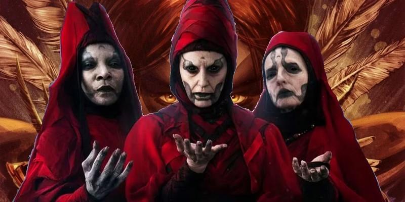 مادرهای بزرگ از Ahsoka با خواهران شب از Star Wars Legends در پس زمینه، راه های بازگشت Ben Solo