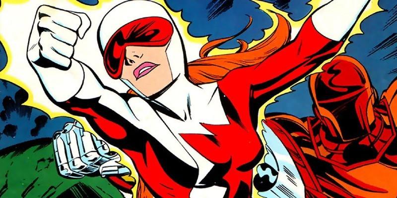 هدر مک نیل در نقش Vindicator، همسر Wolverine و Vindicator