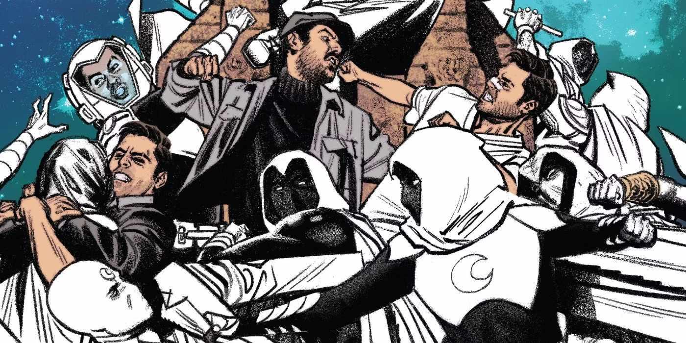 تحول شخصیت های Marvel: Moon Knight's alters fight each other