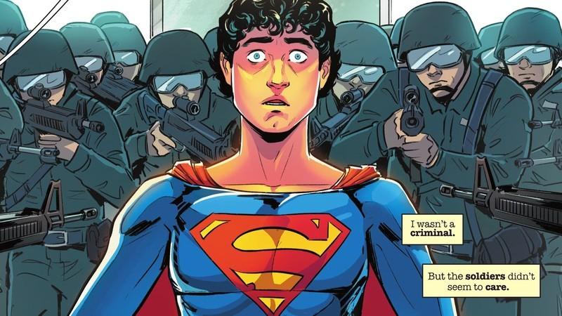 Superboy توسط سربازان آمریکایی در کامیک آرت دستگیر شد
