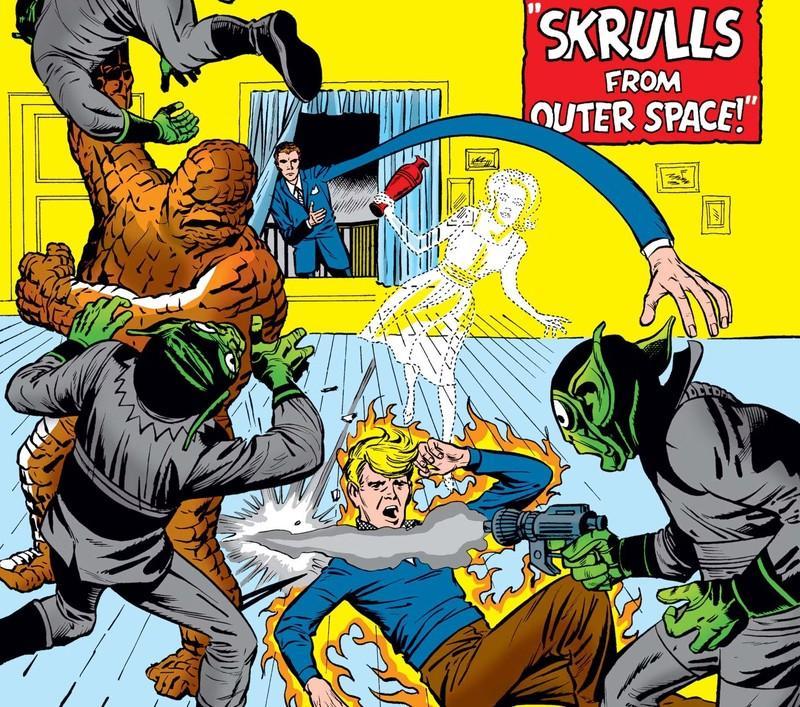 اولین حضور اسکرال ها در Fantastic Four بیگانگان ترسناک