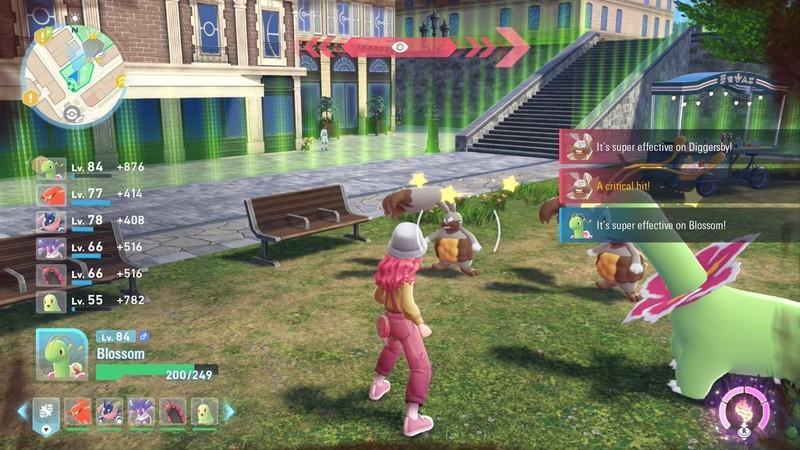 نکات بازی Pokemon Legends: Z-A: A Diggersby that's been knocked out.