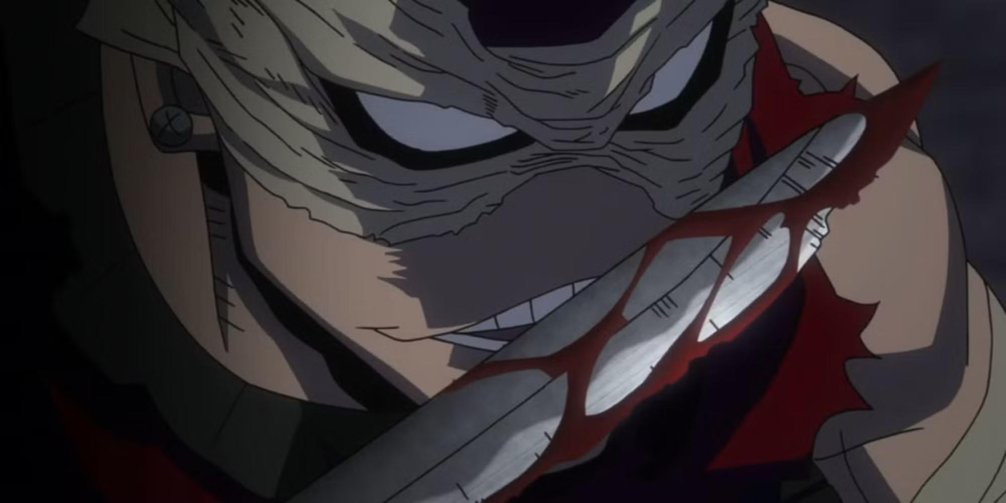 Stain، تصویر انیمه My Hero Academia، یکی از قوی ترین ویالن های My Hero Academia