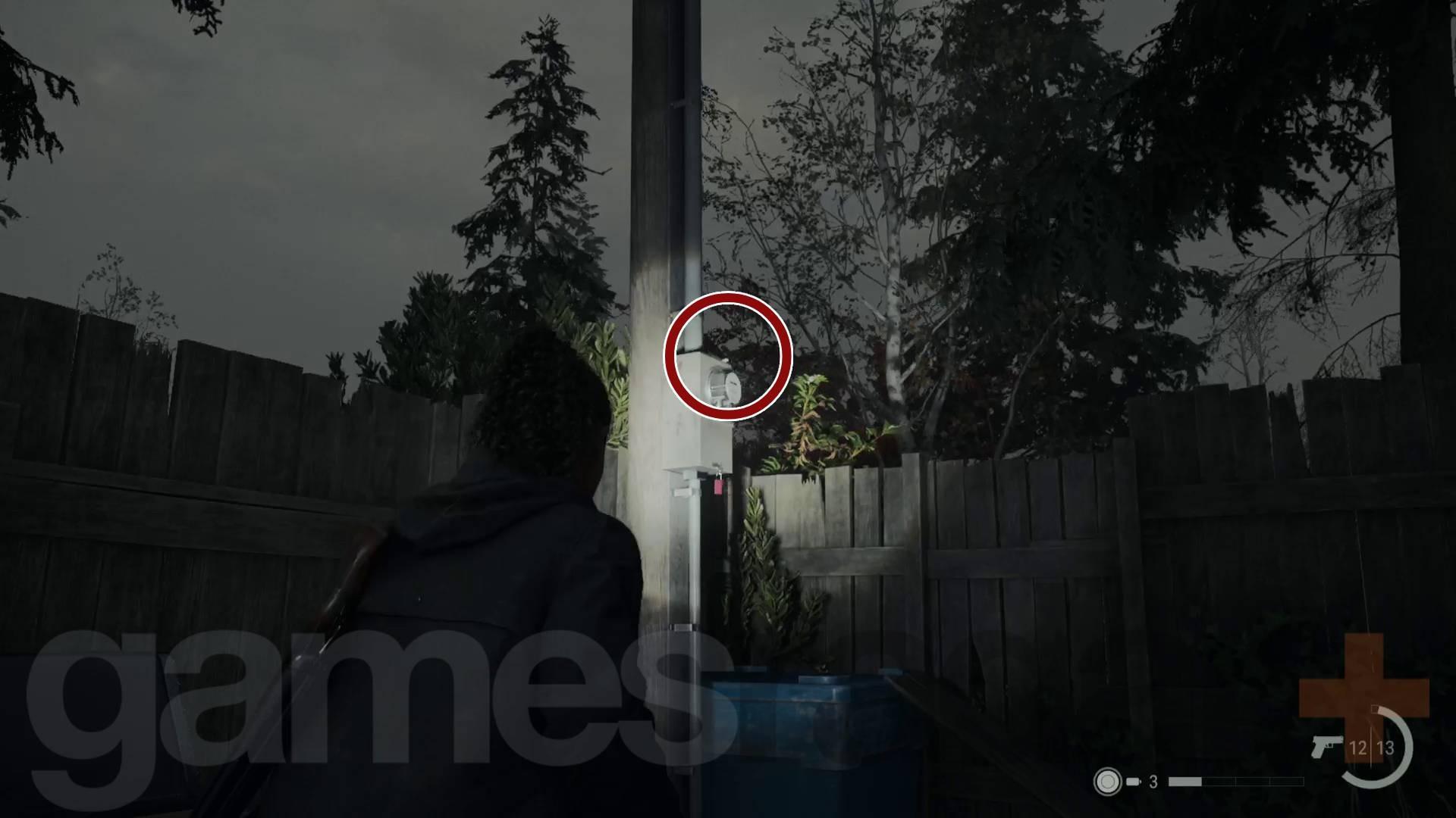 مخفیگاه پارک تریلر Watery Alan Wake 2 راه حل جعبه مخفی