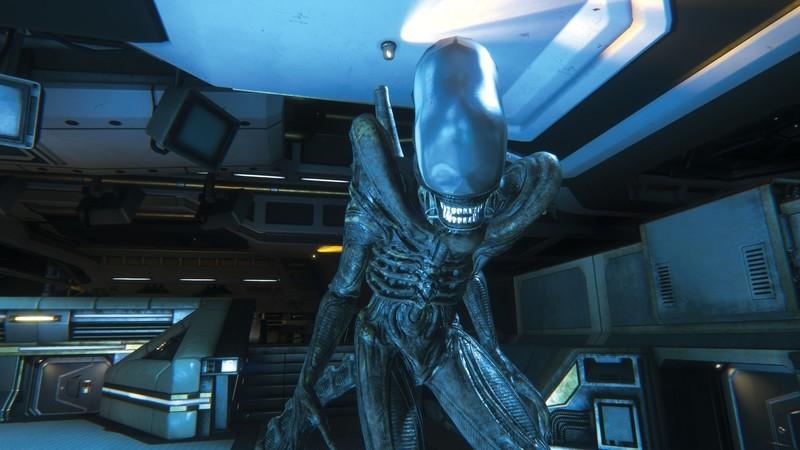 یک زنومورف در Alien: Isolation، یکی از بهترین بازی های هالووین