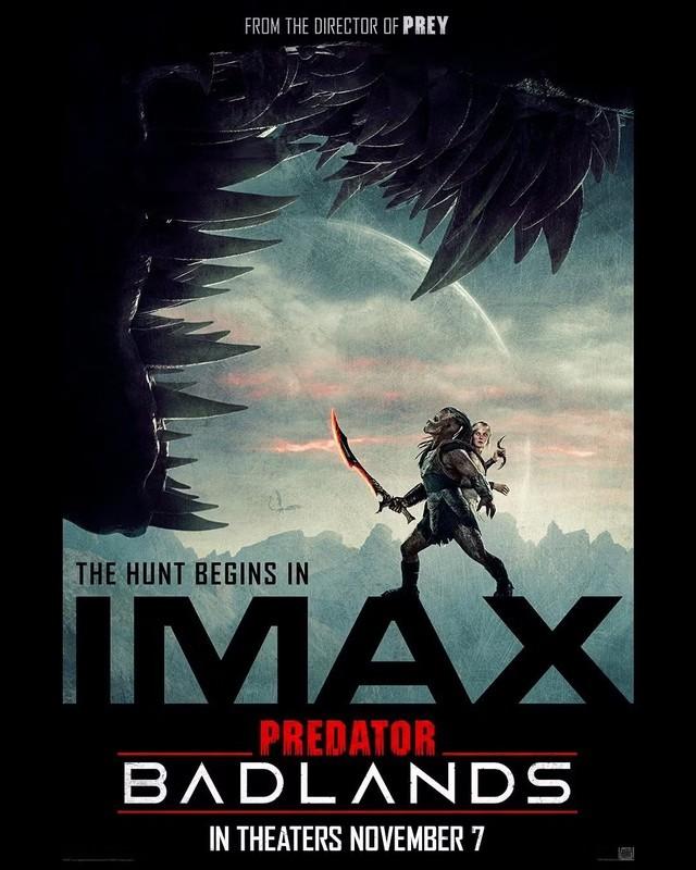 پوستر IMAX فیلم Predator: Badlands. برای اطلاعات در مورد بلیط رایگان Predator: Badlands کلیک کنید.