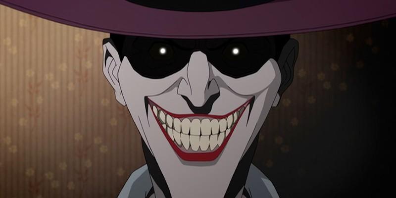 جوکر در فیلم The Killing Joke لبخند می زند