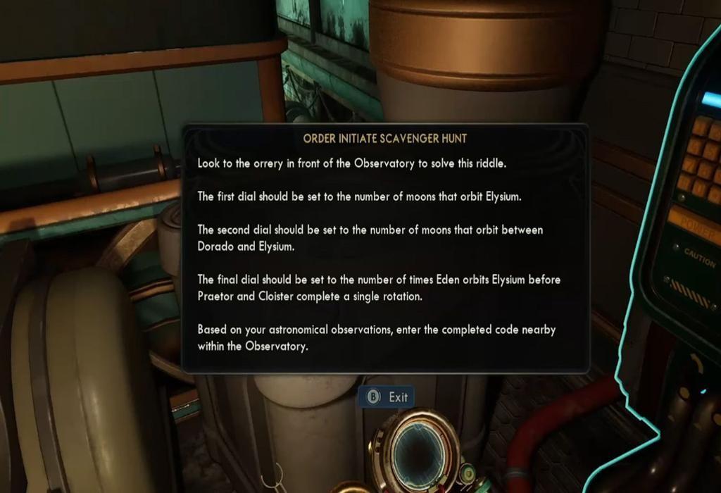راهنمای کامل The Outer Worlds 2 حل معما Order Initiate Scavenger Hunt