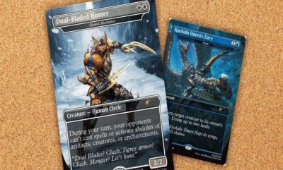 اصلاح Magic The Gathering Monster Hunter: کارت های Secret Lair پس از واکنش طرفداران بازطراحی می شوند