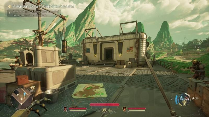 مکان کمیک The Outer Worlds 2: جلد 6 در کلبه ماهیگیری