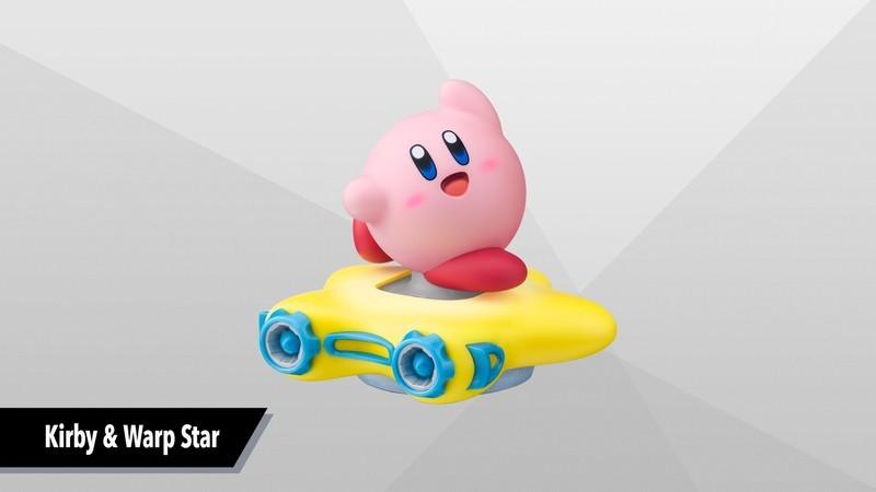 بررسی بازی Kirby Air Riders: تصویر رسمی Amiibo Kirby & Warp Star