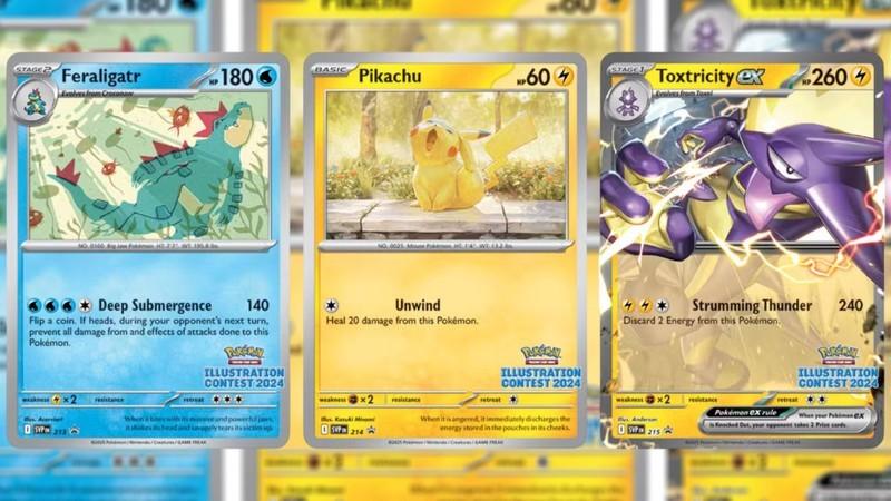 کارت های رایگان Pokemon: کارت های برنده مسابقه تصویرسازی Pokemon.