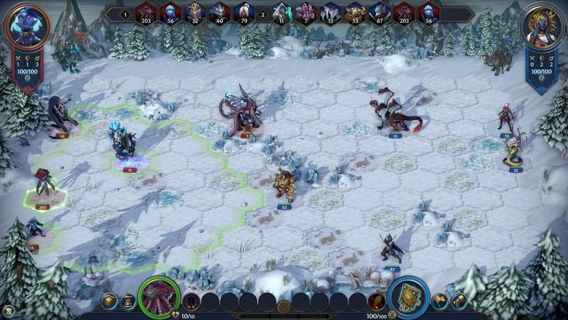 تصاویر پیش نمایش بزرگ Heroes of Might and Magic: Olden Era از میدان نبرد گسترش یافته با خانه های شش ضلعی اضافی که در به روزرسانی دمو اضافه شده اند - Heroes of Might and Magic: Olden Era ویژگی های اصلی