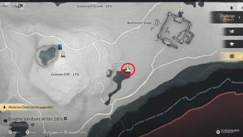 مکانی برای میو میوها در نزدیکی Starfall Spring در Where Winds Meet راهنمای کامل Meow Meow.