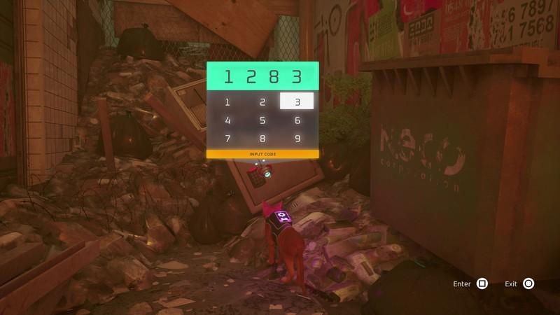 پیدا کردن رمز گاوصندوق Stray