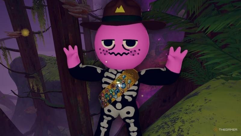 بهترین بازی های ارزان Steam: بازیکن Peak در محیط Roots Biome.