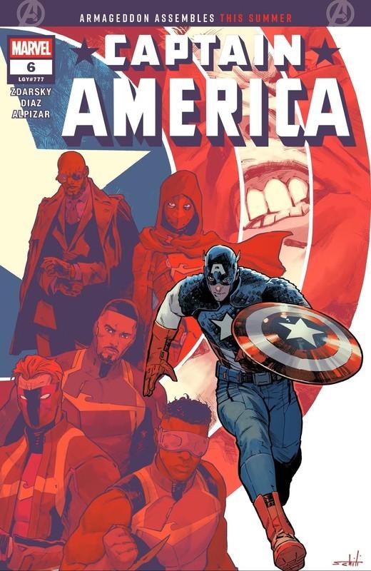 استیو راجرز (Steve Rogers) در کنار نیک فیوری (Nick Fury) و ماموران SHIELD در کاور جدید Captain America #6 در حال دویدن است. چرا SHIELD برگشت؟