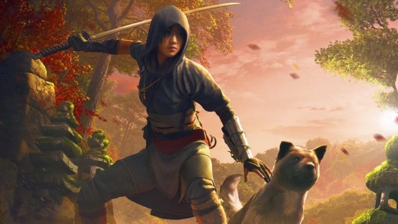 نائو با سگی در Assassin's Creed Shadows، مرتبط با انتقاد از هوش مصنوعی بازی