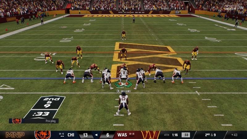 تیم Chicago Bears در مقابل Washington Commanders در Madden 26 - Madden 26 بهترین پلی بوک ها