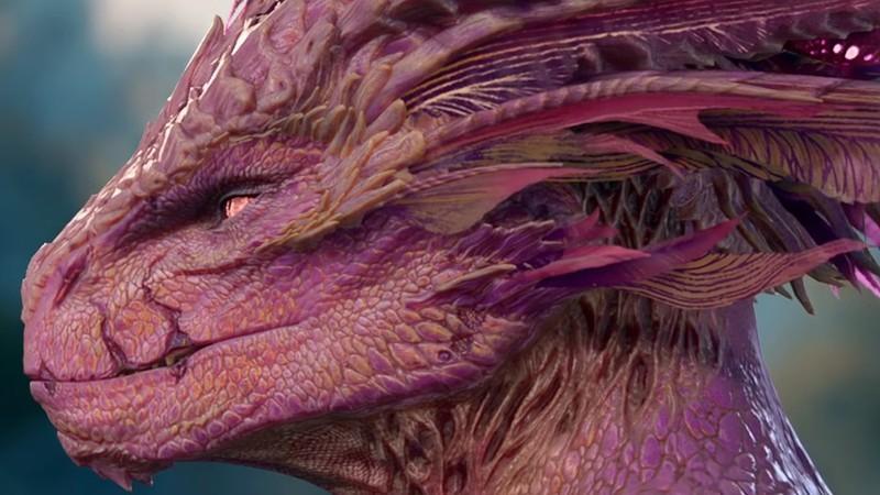مودهای Baldur's Gate 3 کنسول - closeup of a modded Seadragon head preset.