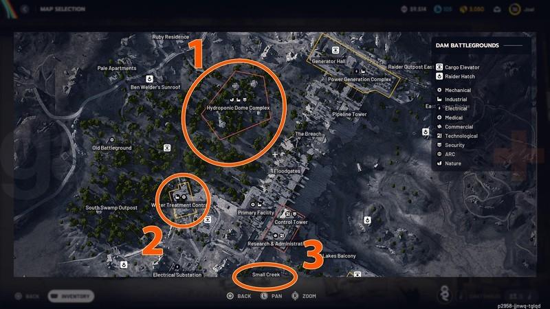 مکان قارچ Arc Raiders