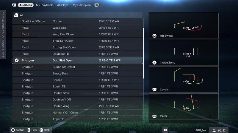 پلی بوک تهاجمی Commanders - Madden 26 بهترین پلی بوک ها