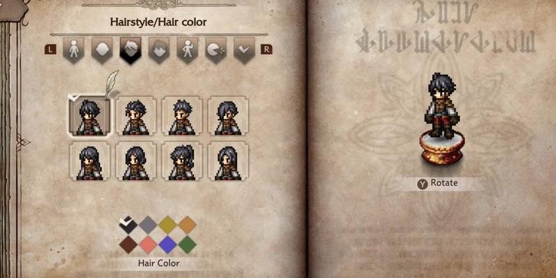 Octopath Traveler 0 معرفی کامل: ساخت شخصیت اصلی سفارشی خود برای داستان.