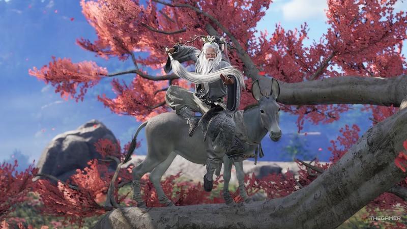 Where Winds Meet ساخت وسایل نقلیه: دائوئیست خوابیده نشسته روی درختی