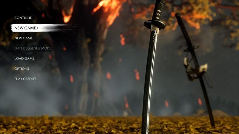 صفحه منوی Ghost of Yotei نیو گیم پلاس معرفی