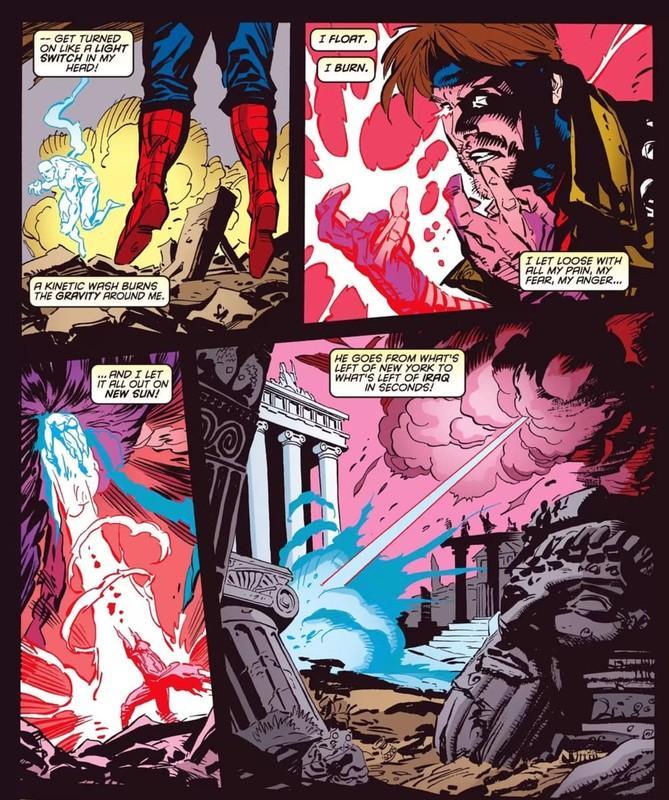 گَمبیت X-Men با دوقلوی خود، New Sun، مبارزه می کند - نمایانگر Marvel Rivals Gambit New Sun اسکین