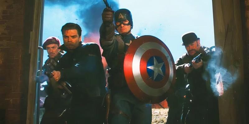 Captain America با The Howling Commandos در Captain America: The First Avenger، یکی از بهترین لحظات MCU فاز یک