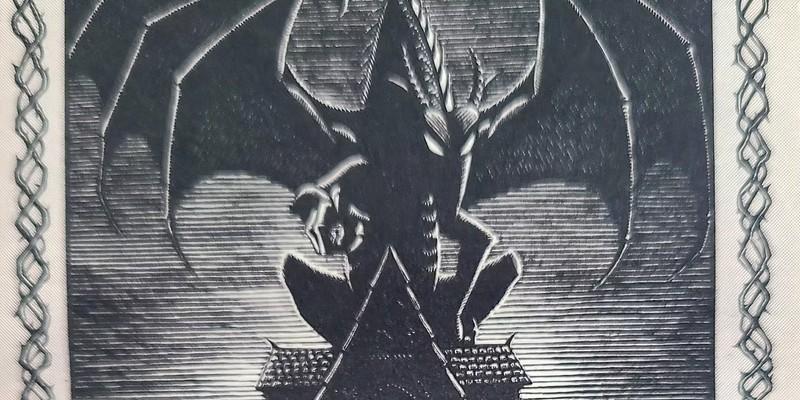 A closeup shows the dragon on top of The Clock of the Time Dragon from Wicked by Gregory Maguire - Wicked: For Good Clock-Tick چند بار