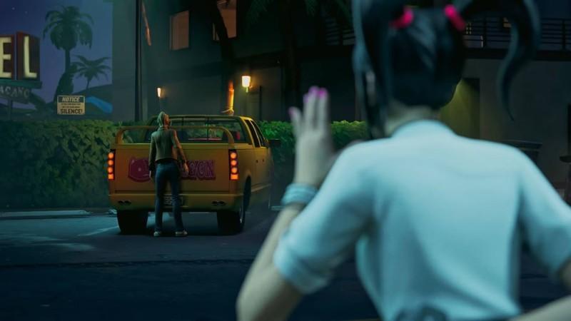 یوکی در حال صدا زدن عروس در Fortnite - فورتنایت Kill Bill سانسور