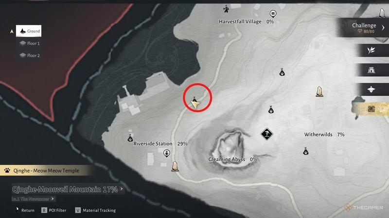 پازل نزدیک Riverside Station در Where Winds Meet راهنمای کامل Meow Meow.