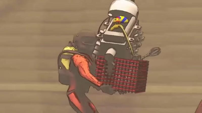 دنباله Lethal Company: تصاویر Lethal Company از کارگرانی با لباس های محافظ نارنجی که وسایل و آشغال حمل می کنند