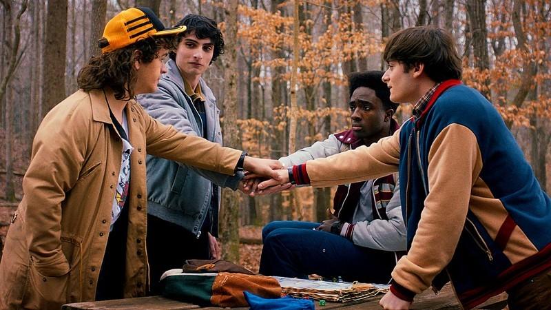 Dustin Mike Lucas and Will in Stranger Things season 5، جزئیات Stranger Things فصل 5