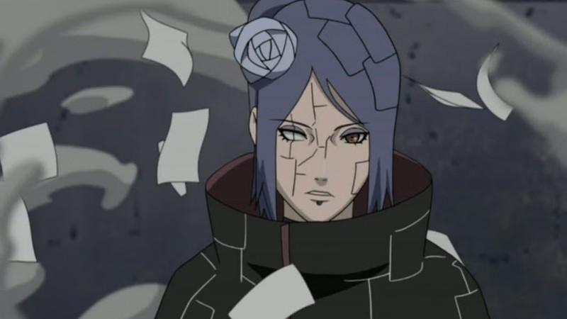 کونان، یکی از Naruto قویترین اعضای Akatsuki، خسته به نظر می رسد