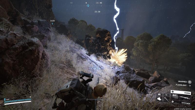 بازیکنی در Arc Raiders از رعد و برق طوفان الکترومغناطیسی فرار می کند - آموزش طوفان Arc Raiders