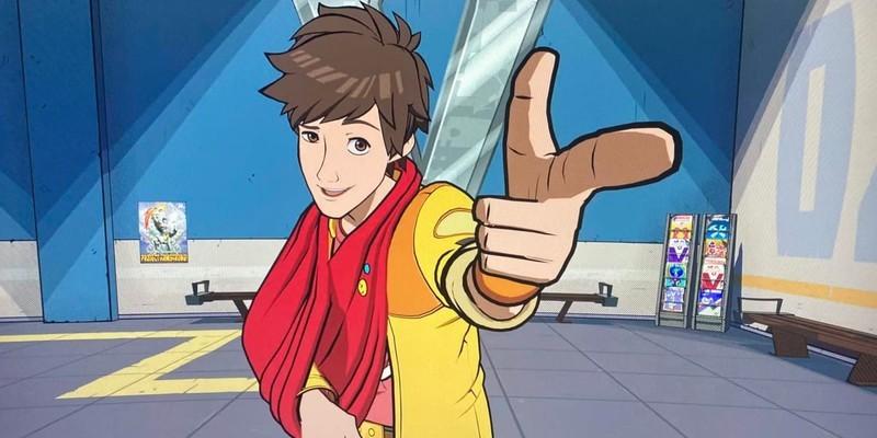 Hi-Fi Rush در گیم پس و لوگوی Tango Gameworks