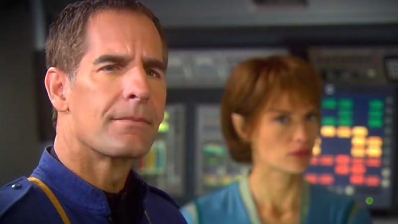 بازگشت Scott Bakula در Star Trek: United - کاپیتان آرچر در حال اخم کردن در Star Trek Enterprose