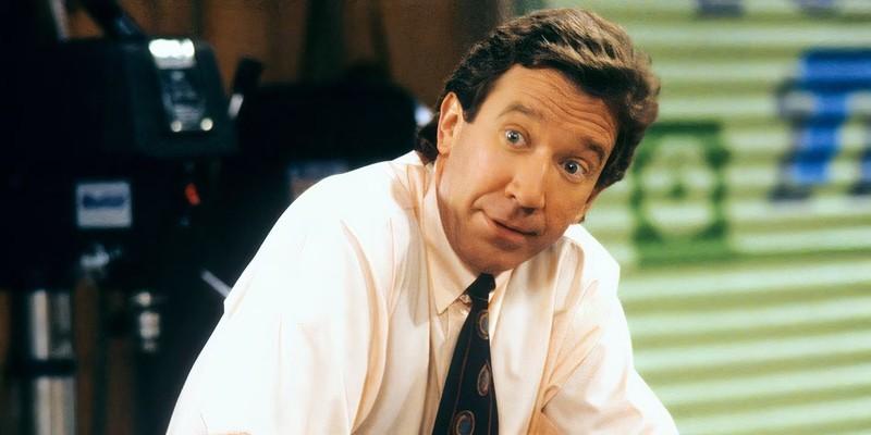 Tim Allen as Tim Taylor leaning to his left on Home Improvement, Shifting Gears جایگزین The Conners