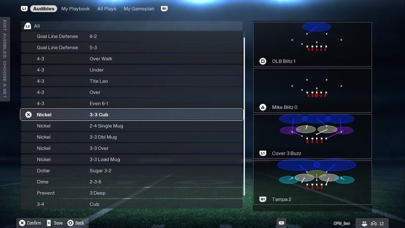 پلی بوک دفاعی Lions - Madden 26 بهترین پلی بوک ها