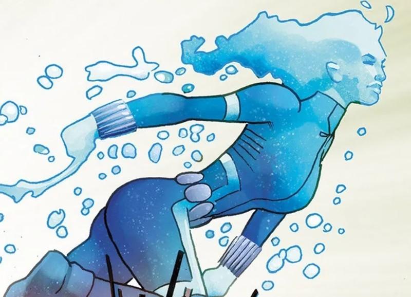 Black Widow قدرت آب کشنده: Black Widow از Avengers قدرت های Hydrokinetic خودش رو به نمایش می گذارد 3