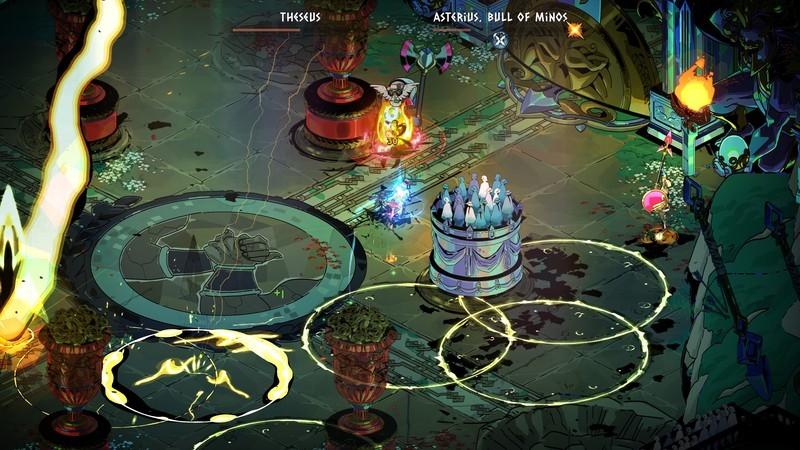 Hades 2 مود Melinoë Hades 1: ملینوئه در حال مبارزه با تسئوس و آستریوس در Hades.