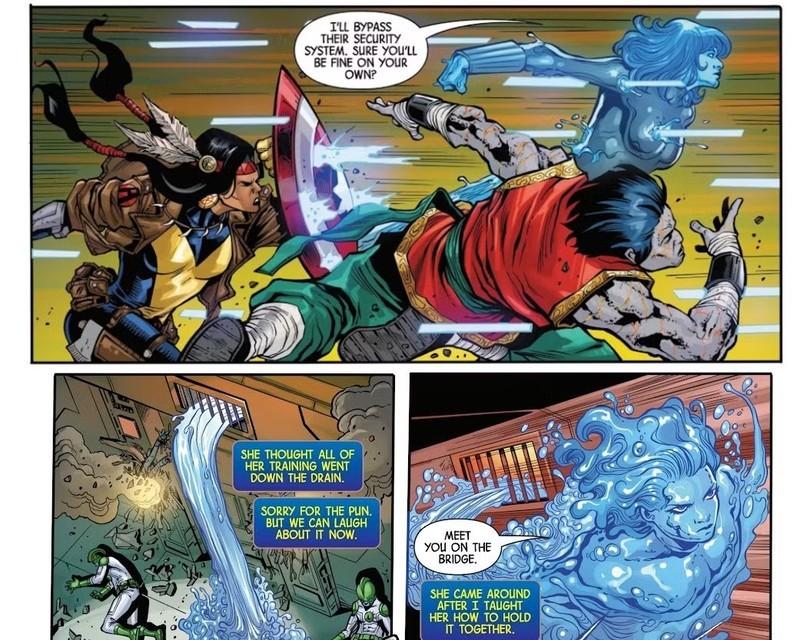 Black Widow قدرت آب کشنده: Black Widow از Avengers قدرت های Hydrokinetic خودش رو به نمایش می گذارد 2