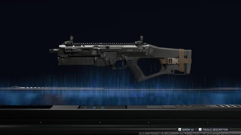 نمایی از SMG Dravec 45 بدون هیچ اتچمنتی در Call of Duty: Black Ops 7. SMG زامبی Black Ops 7