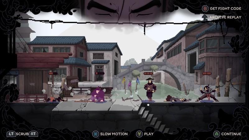 یو با گروهی از دشمنان در پایتخت در Forestrike استراتژی مبارزه مبارزه می کند.