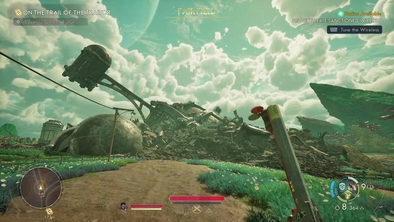 محل سقوط Vox Relay در Fairfield در The Outer Worlds 2