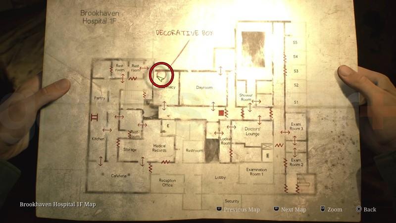 مکان جعبه Trick or Treat پس از جواب سوالات آسانسور Silent Hill 2